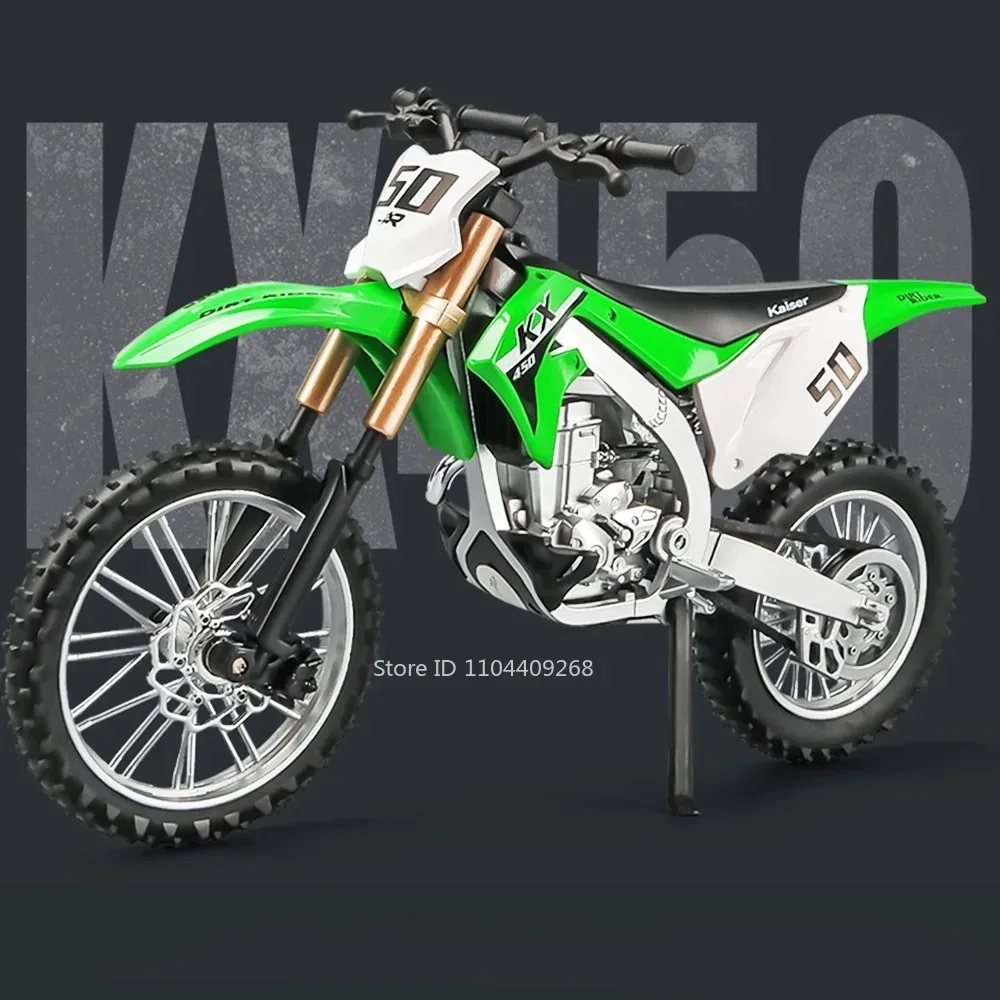 1:12 R Nine T Kawasaki KX450 Motorrad Modell Spielzeugauto Stoßdämpfung Rad Lenkmotor Modelle Spielzeug Beste Geschenke für Jungen – Detail 12