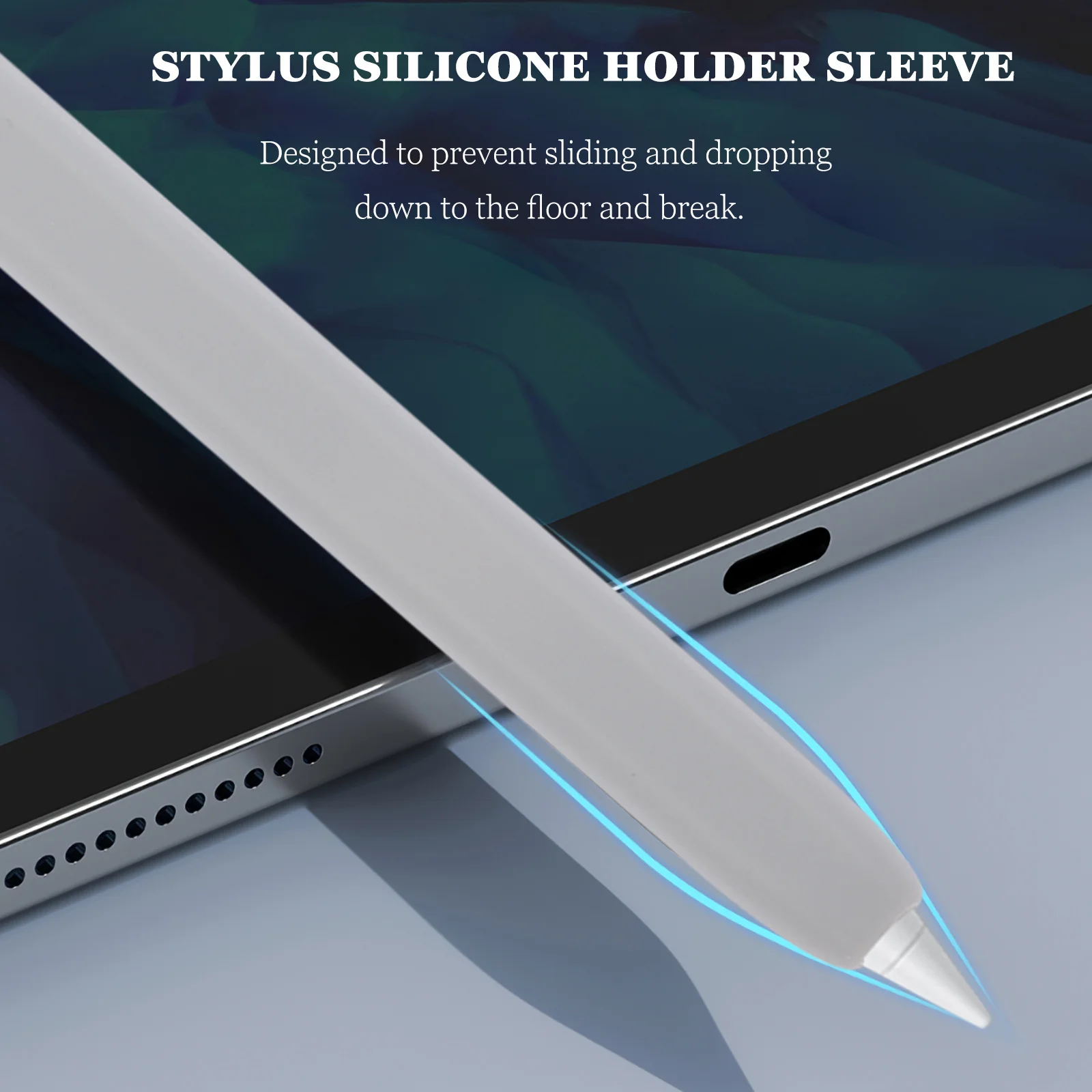 

Stylus Pen Cover Premium Silicone Durable Protective Sleeve Scratch Shock Proof Grip for Galaxy Tab S7 Stylus Cover