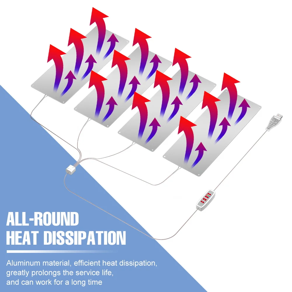 4 Heads LED Full Spectrum Grow Light Quantum Board Plant Lamp Indoor Potted Flowers Succulent Cultivation Fill Lighting USB DC5V