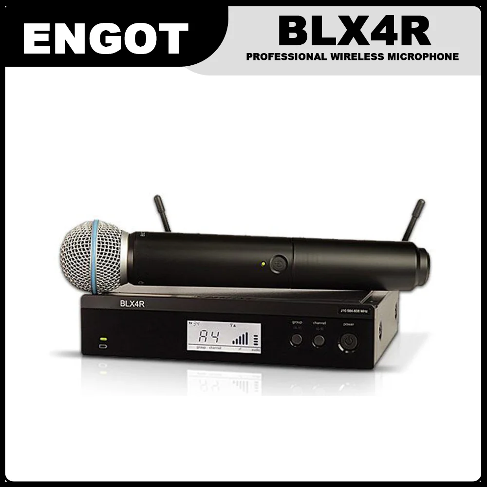 

BLX4R wireless microphone! BLX4 BLX4R BLX24R Vocal System Optional PG58 58 BETA58 Microphone for Wireless Microphone