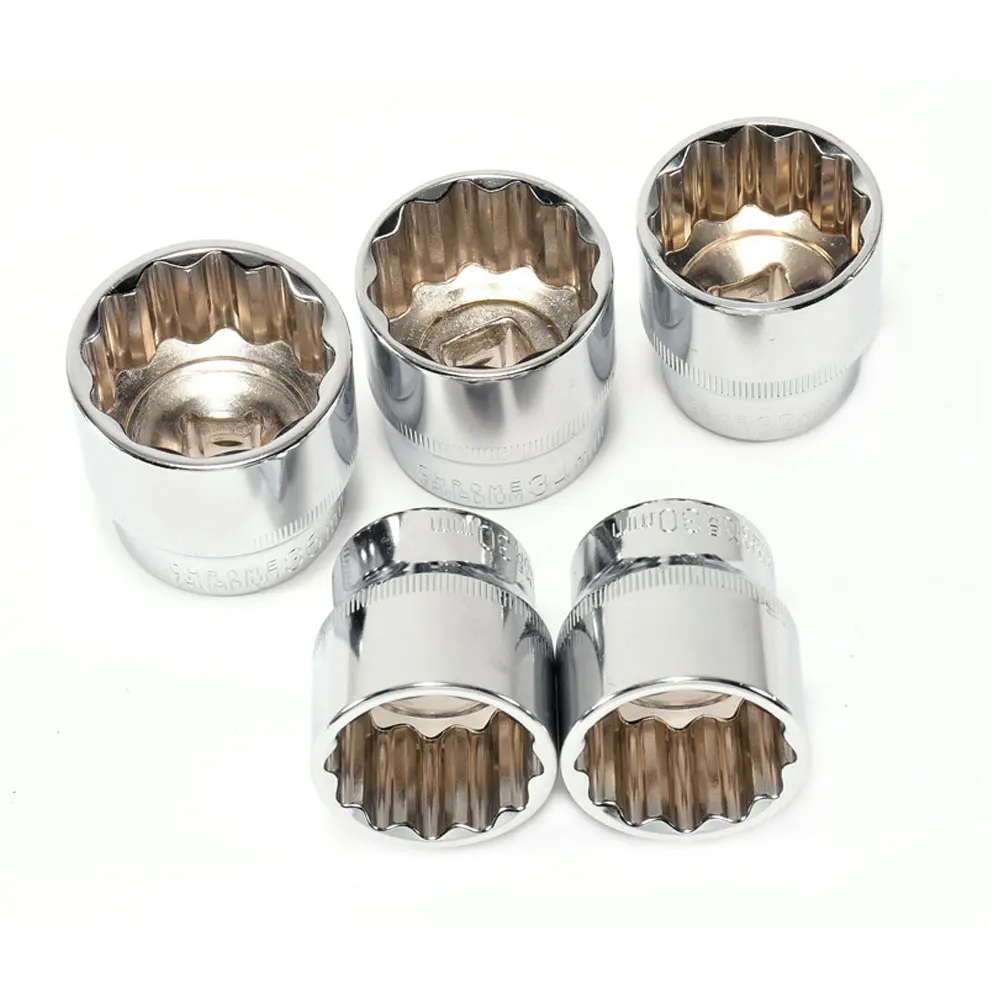 1Pcs 12 Point Short Socket Bit 1/2\