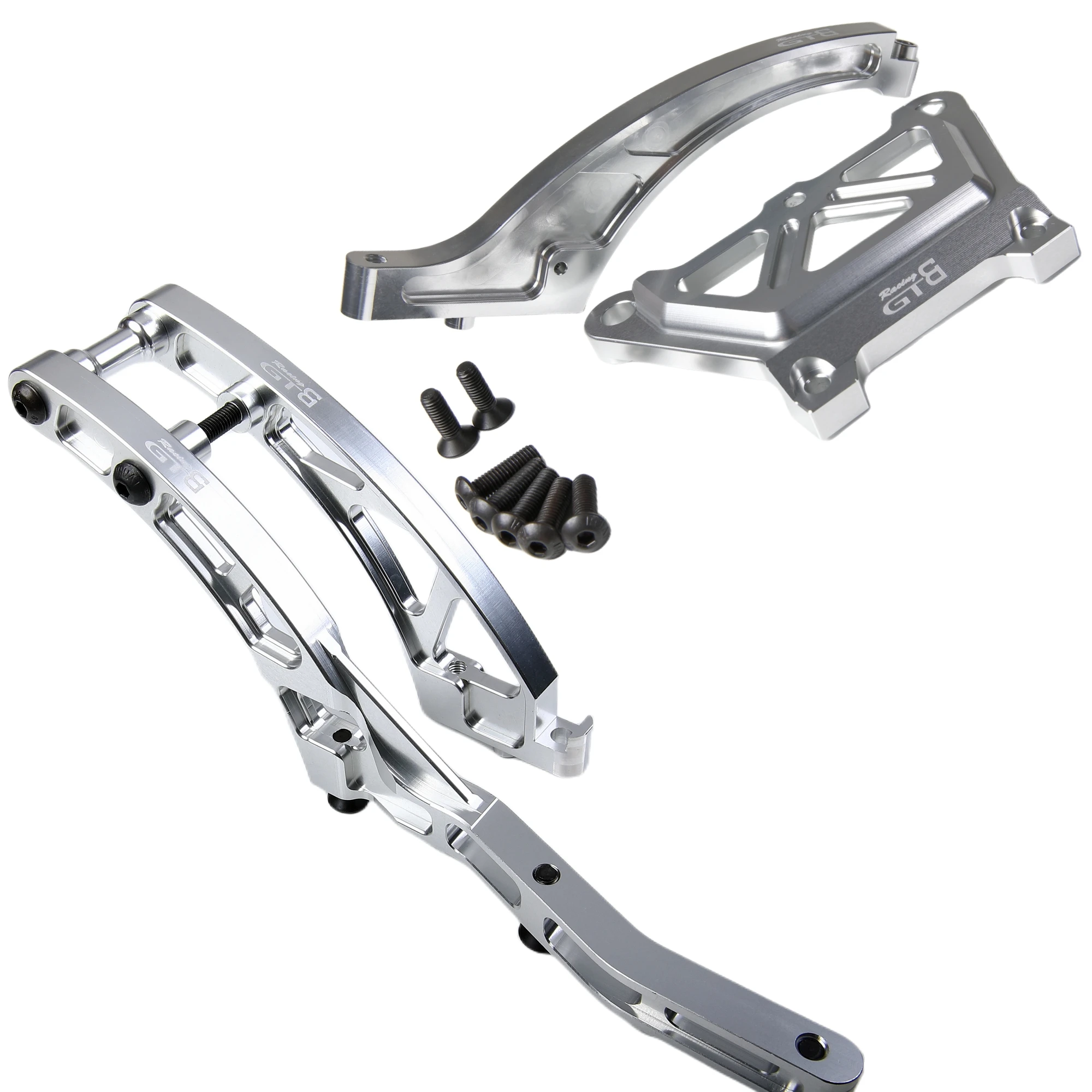 Gtb Cnc Aluminium Rc 1/5 Losi Dbxl 2.0 Gas Auto Bovenplaat & Voor Achter Chassis Brace Upgrade Onderdeel