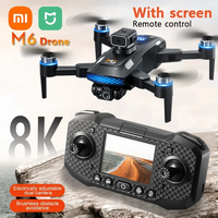 Xiaomi M6 Drone Professiona 8KHD Aerial Camera Drone 5G WIFI intelligent obstacle avoidance With screen Remote control Drone