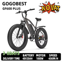 GOGOBEST GF600PLUS Electric Bike 1000W Urban road Motor E-Bike 48V 20Ah Battery 26*4.0-inch Fat Tires City Electric Bicycle