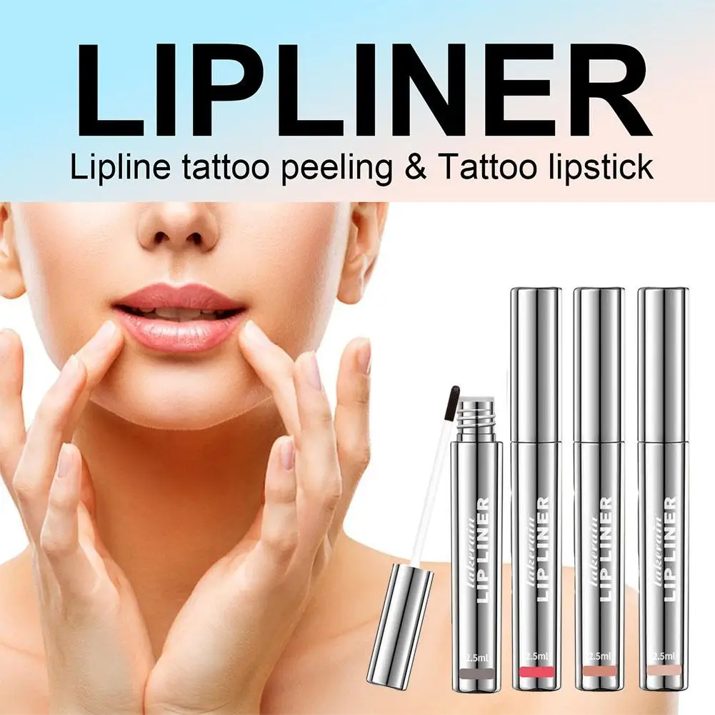 Delineador de labios antiadherente mate, 1 piezas, lápiz de tatuaje, maquillaje, gancho, C9l9