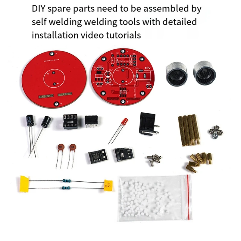 DIY Ultrasonic Levitation Kit: 40KHZ Acoustic Electronic Soldering Project For Mini Acoustic Levitator Practice