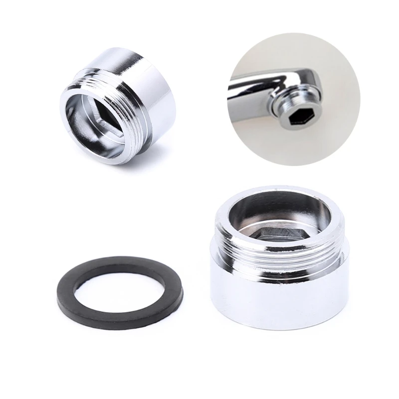 Solid Metal Adaptor Inside Thread Water Saving Kitchen Faucet Tap Aerator Connec Dropship