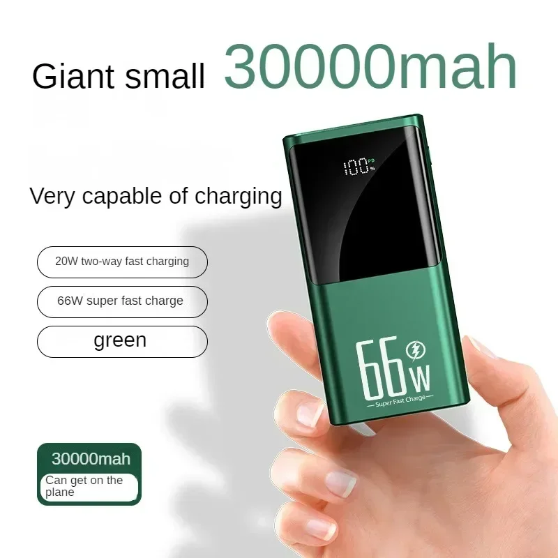 

BCAK/Brand store 200000MAh 30000mAh Outdoor Mobile Power 100000mAh Business Metal PD Fast Charging Mobile Phone Charging