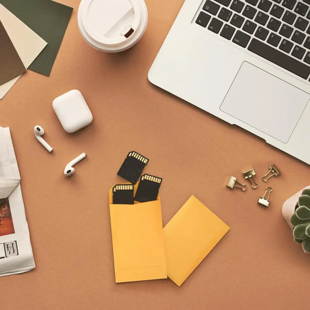 Buste per contanti per uso ufficio 50 pezzi buste per contanti di colore brillante contenitori per monete fai-da-te resistenti all'usura