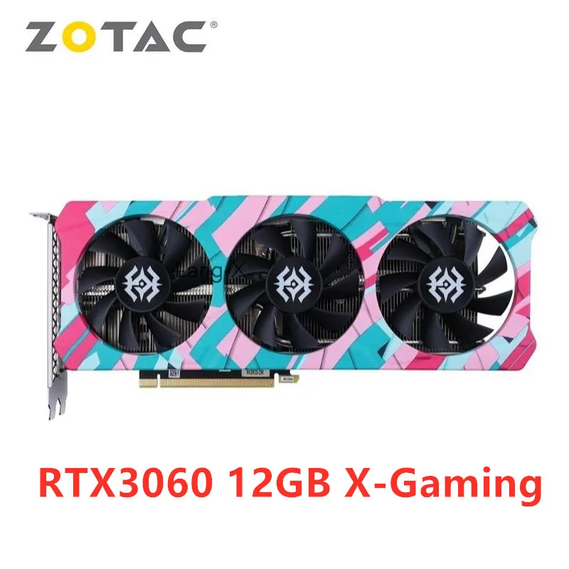 Видеокарта ZOTAC RTX 3060 12 Гб GPU графическая карта NVIDIA игровой Настольный ПК для компьютерных игр