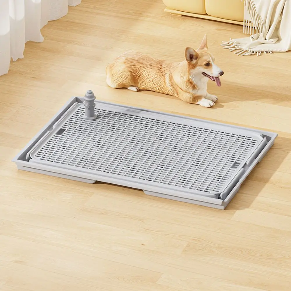 Detachable Dog Toilet Tray Modular Pee Pad For Small Medium Pets Indoor Sanitary Training Plastic Potty Station