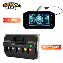 Controller 80A con Display LCD Bluetooth e Carplay Set Controller motore moto Scooter 48-88V