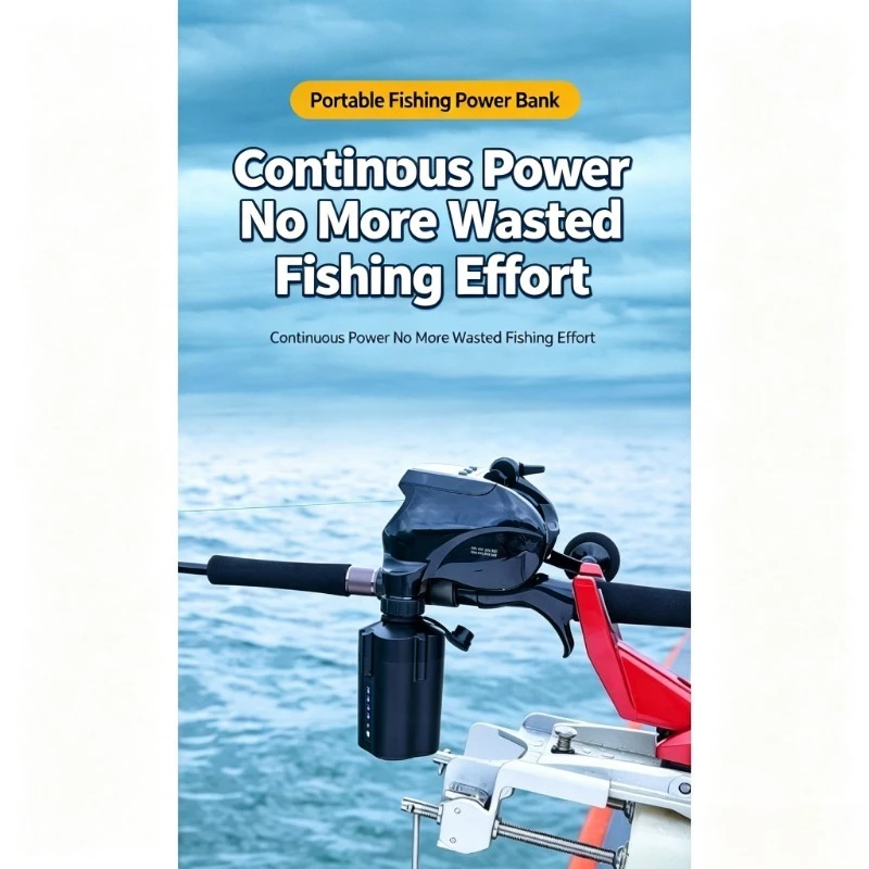 14.8V Portable Lithium Battery Replacement Power Supply For Sea Boat Fishing Electric Reel And Fishing Winch view 6