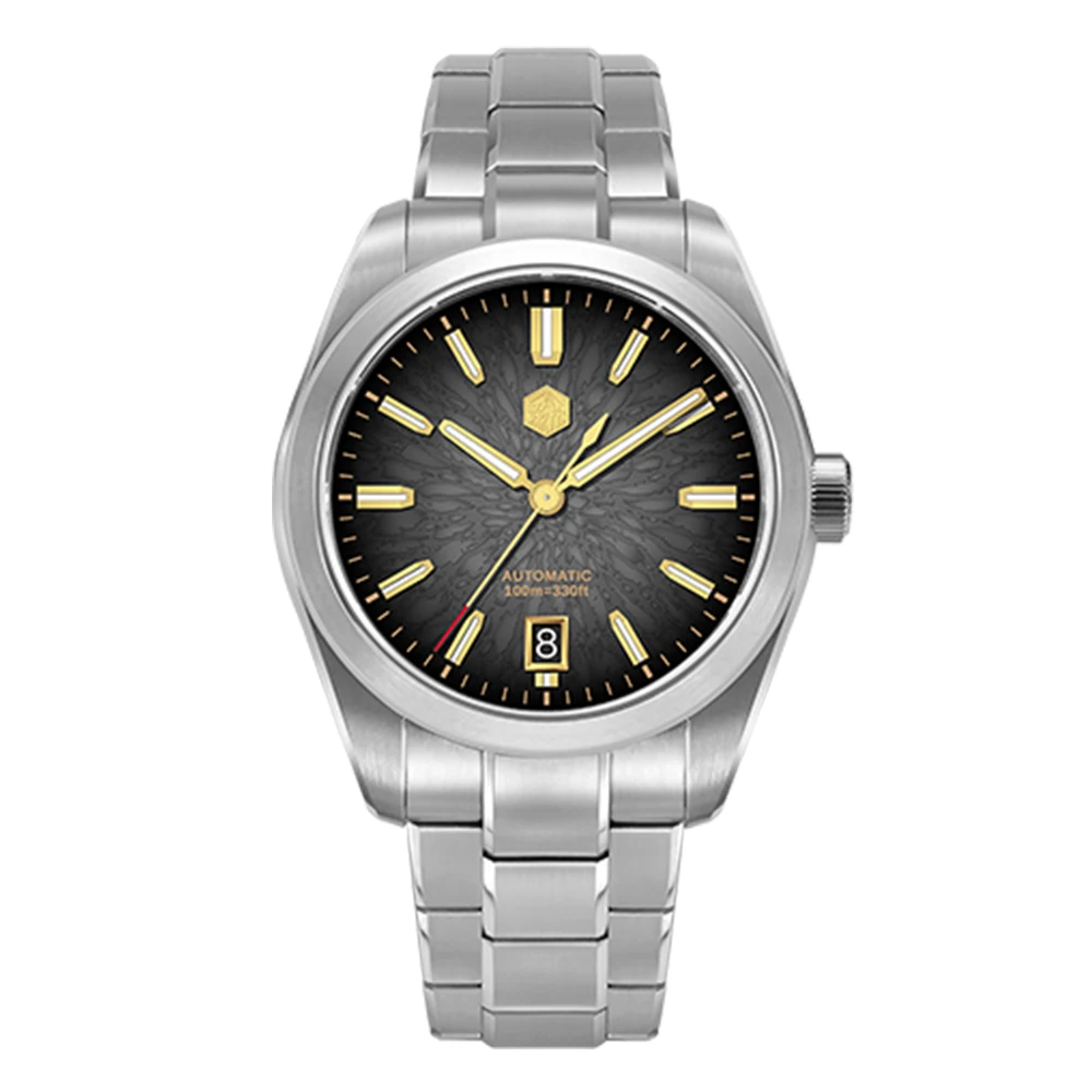 San Martin Originele GADA 36/39/42mm JianZhan Wijzerplaat Mannen Horloge Miyota 9015 Self-Wind BGW-X1 10Bar Saffier Reloj SN0144GS/X/L-3/4