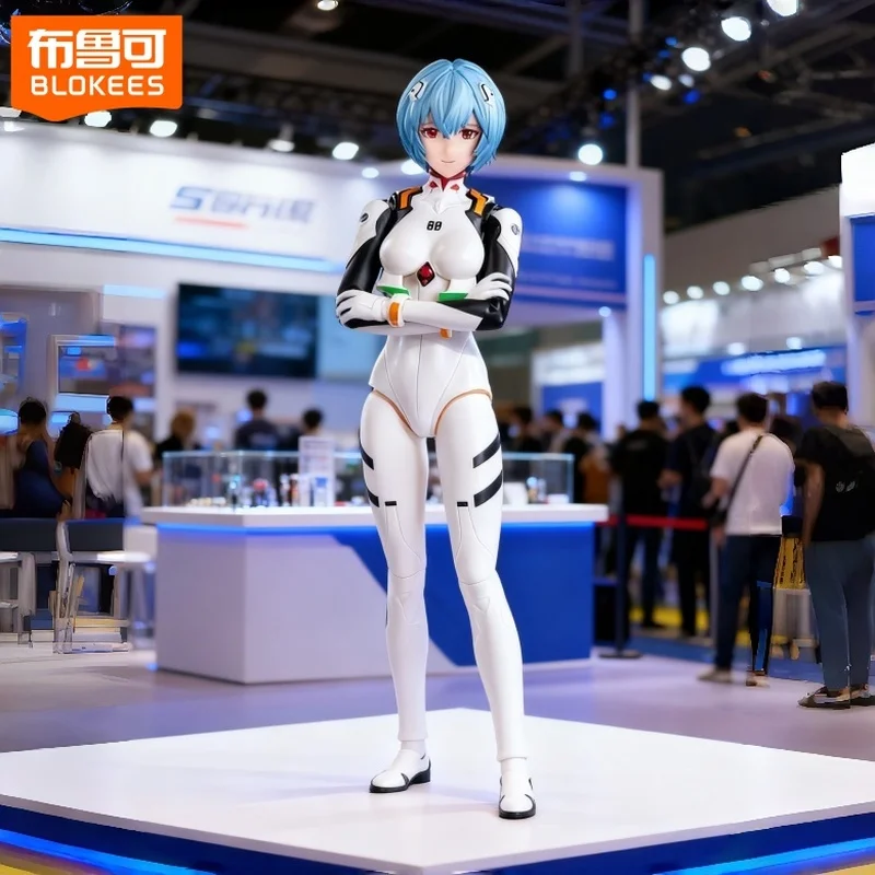 

Blokees EVA Ayanami Rei Battle Suit Block Figure Miracle Version New Toy Gift Neon Genesis Evangelion In Stock