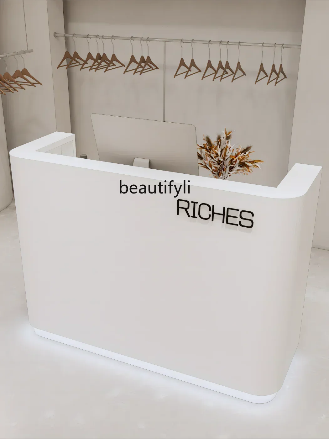 

A yh Cashier Shop Small Clothing Store Bar Counter Beauty Salon Hair Salon Reception Desk Company Reception Desk