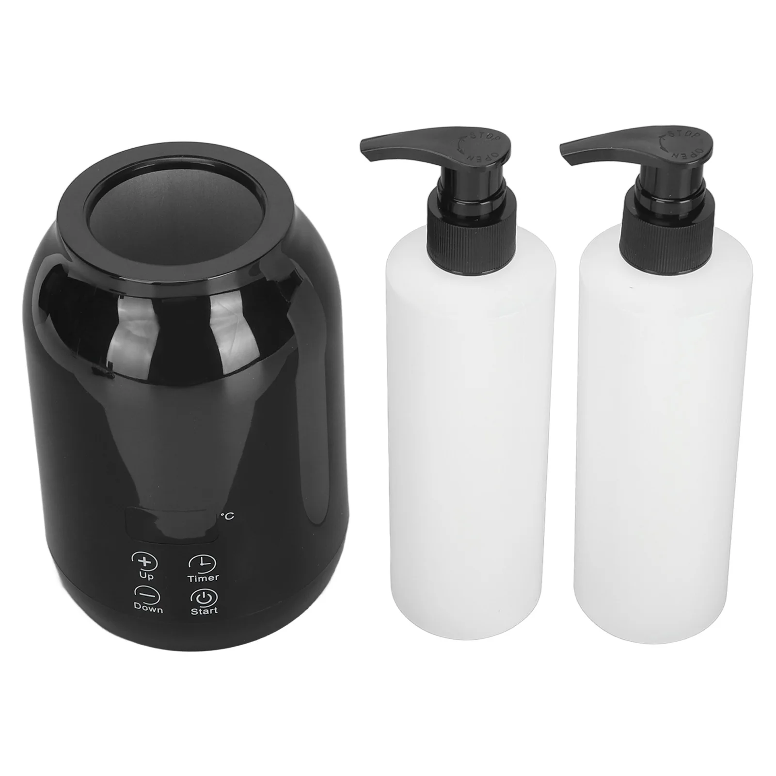 Essential Oil Heater LED Display Temperature Adjust Single Massage Oil Bottle Warmer Massage Oil Heater
