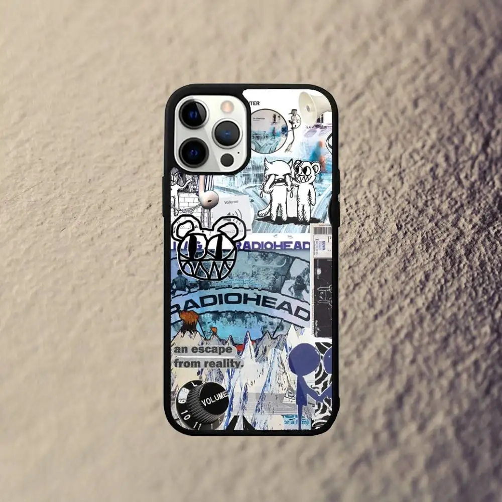 Funda de teléfono Radiohead Rock Band para iPhone 17,16,15,14,13,12,11,Pro,Max,Plus,Mini,SE4,E carga inalámbrica Magsafe magnética