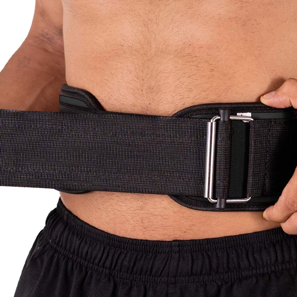 Weight Lifting Belt - Great for Squats,Clean,Lunges,Deadlift, Thrusters - Men and Women - Firm & Comfortable Lumbar Support