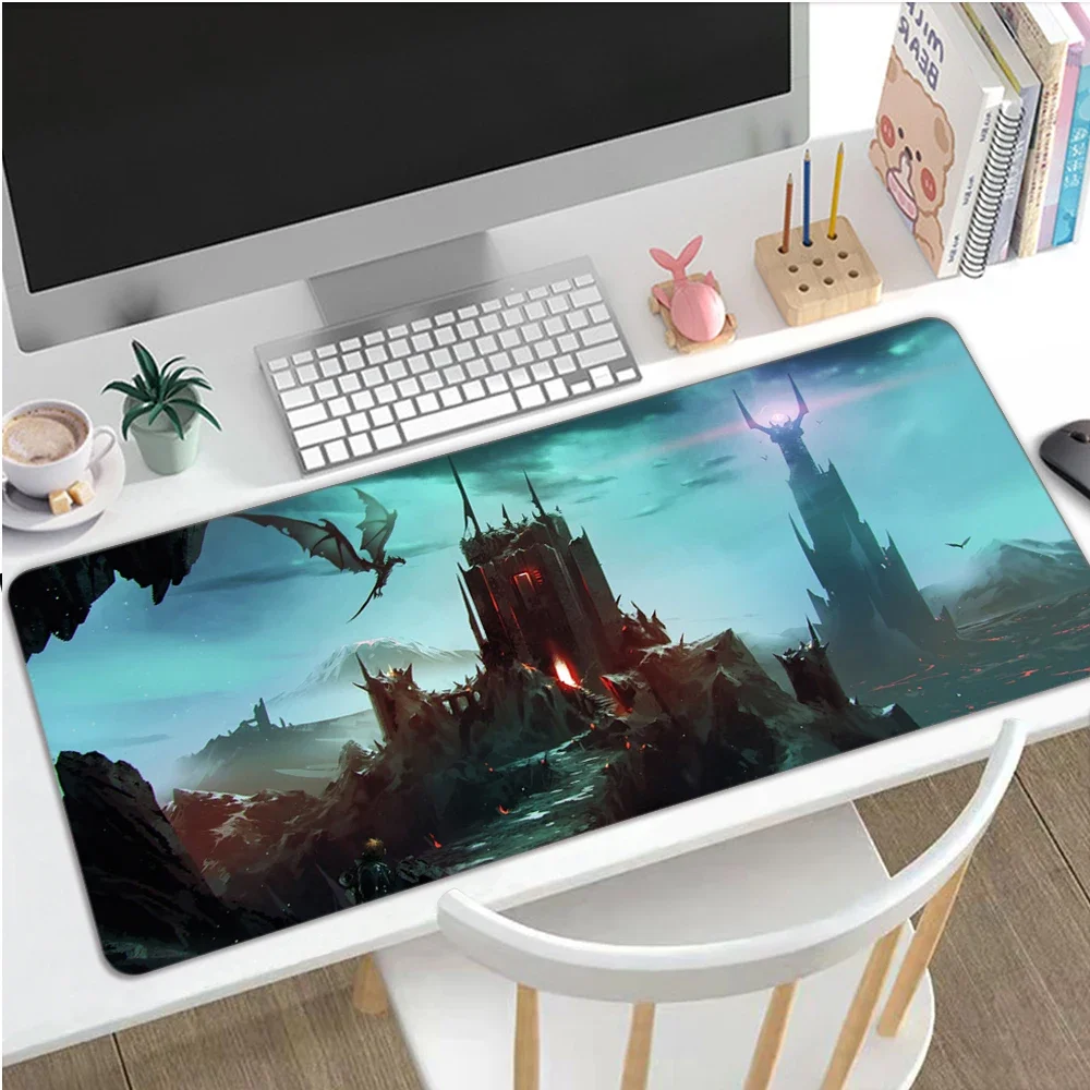 Lotrs Movie Rings Mousepad Gaming Accessories Mouse Mat XL Mousepad 30x60 Anime Mausepad Alfombrilla Raton Tappetino Mouse 90X40