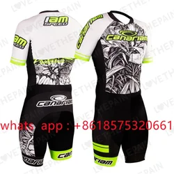 Skating Triathlon Skinsuit Breathable Men's Speedsuit Inline Roller Skate Sports Tights Suit Long Sleeve Quick Dry Jumpsuit