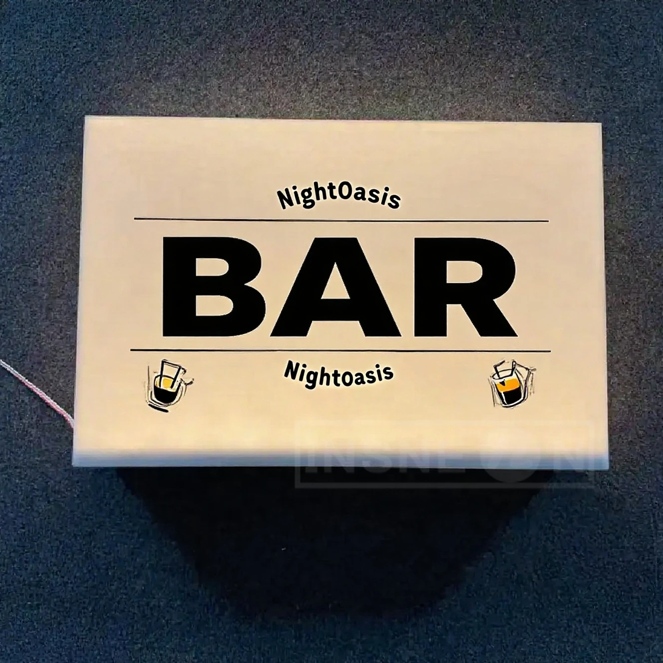 Custom Business Sign Acrylic Signage Light Outdoor Waterproof Led Signs Stores Neon Letters Luminous Logo Full Lit Box Bright