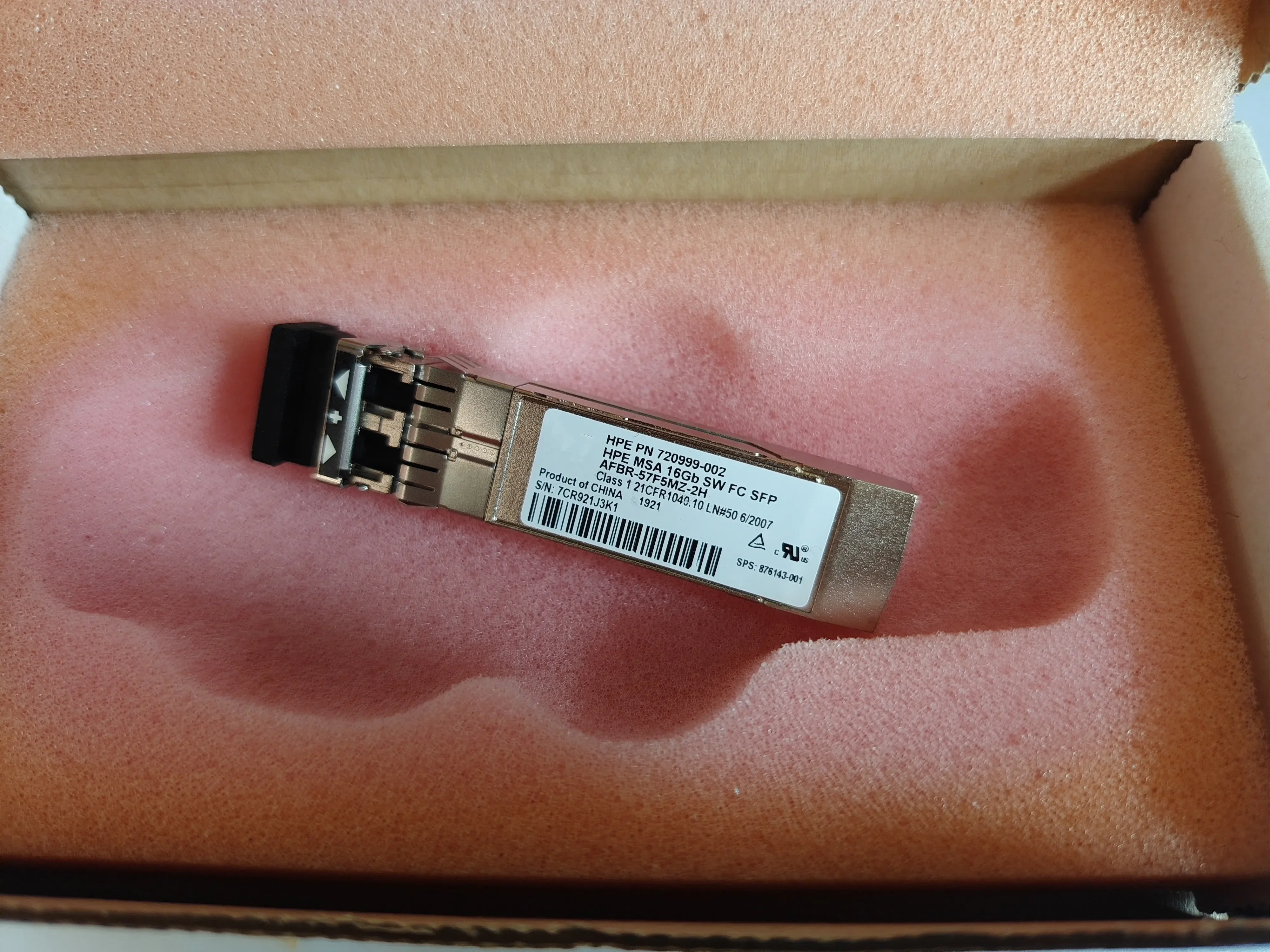 720999-002-ftlf8529p4bcv-2h-msa-2060-msa2040-c8r24b-c8r09a-msa2050-717870-001-16gb-fc-sfp-msa-16gb-fc-ストレージ-ファイバー-モジュール