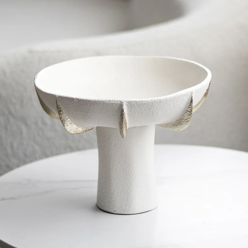 Artistic abstract high and low combination granular fruit plate decoration hotel coffee table front desk sales office jewelry