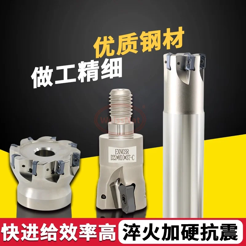 EXN03R Disco pergolato per fresa ad alta potenza su entrambi i lati con liquido di raffreddamento interno per LNMU0303