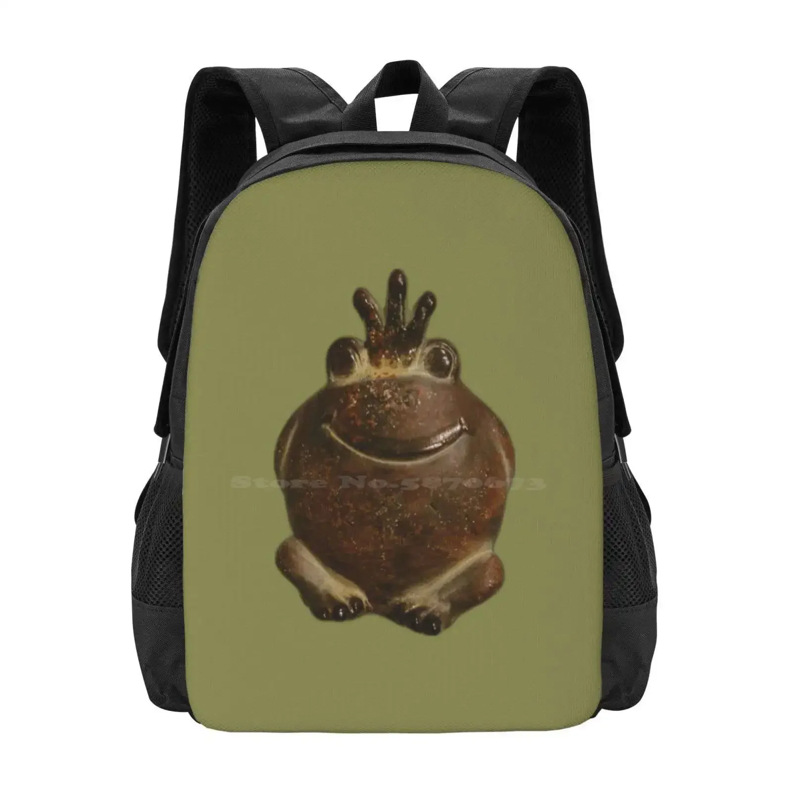 

Don'T Be A Frog! Nature Hot Sale Schoolbag Backpack Fashion Bags Happy Nature Frog Prince Quack Amphibian