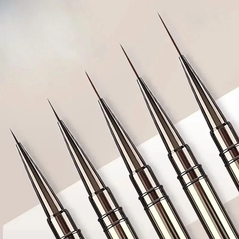 

Nails Art Liner Brushes Elongated Lines Striping Drawing Painting 6/9/12/15/18/25mm Nail Design Pen Professional Manicure 2030