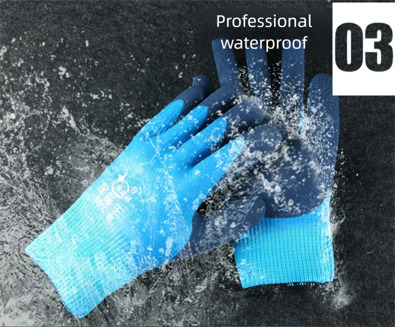 -30°C Thickened Extreme Cold-Resistant Gloves Waterproof Windproof Coldproof Full Finger Winter Padded Outdoor working Gloves