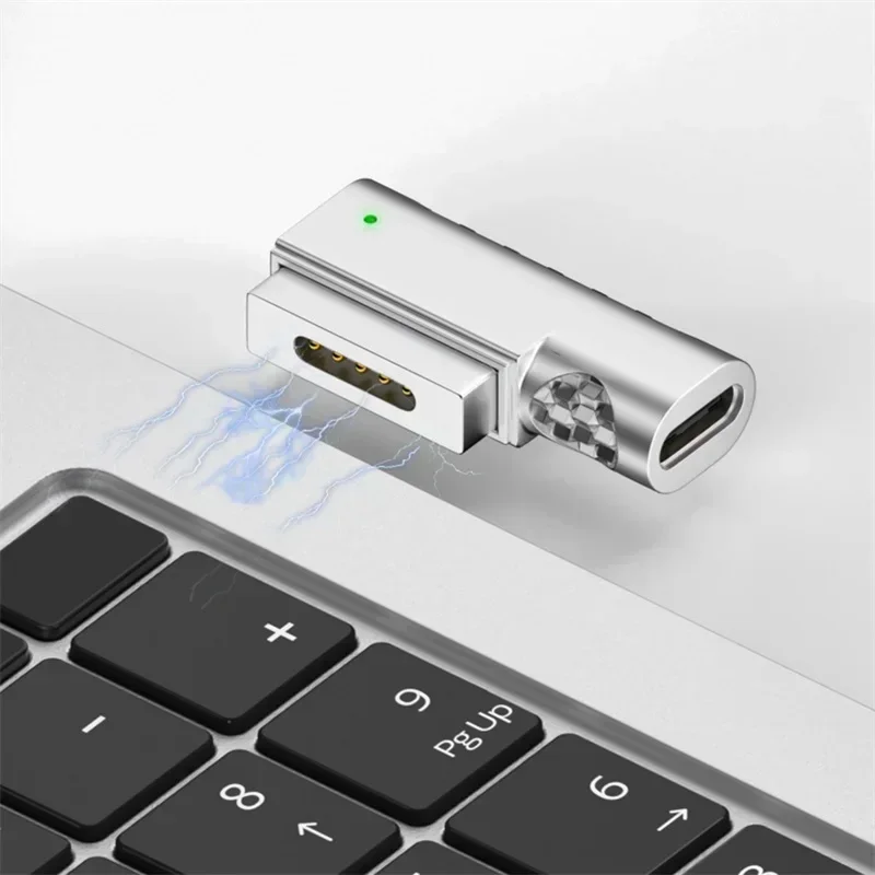 Type C magnetische USB PD-adapterconnector voor magnetische 1 magnetische 2 MacBook Air/Pro-stekkerconverter snellader