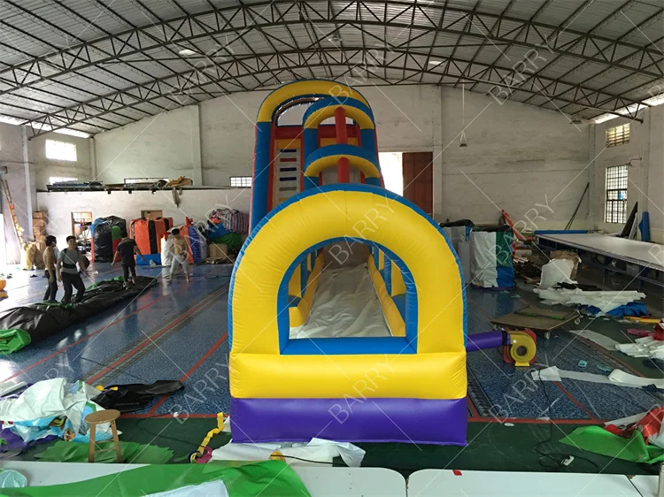 الصين بحيرة الكبار التجارية رخيصة كبيرة نفخ المياه الشريحة بارك للبيع الفناء الخلفي نفخ الشريحة #3