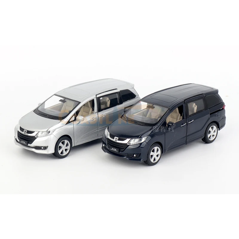 JKM 1:32 Scale Diecast Alloy Honda Business MPV Van Toys Cars Model Classics Nostalgia Adult Collection Souvenir Static Display