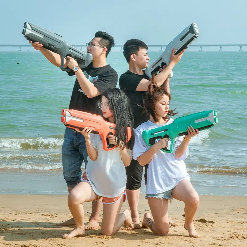 Electric Water Gun Toys Bursts Water Battle High-pressure Strong Charging Energy Water Automatic Spray Children\'s Toy Guns