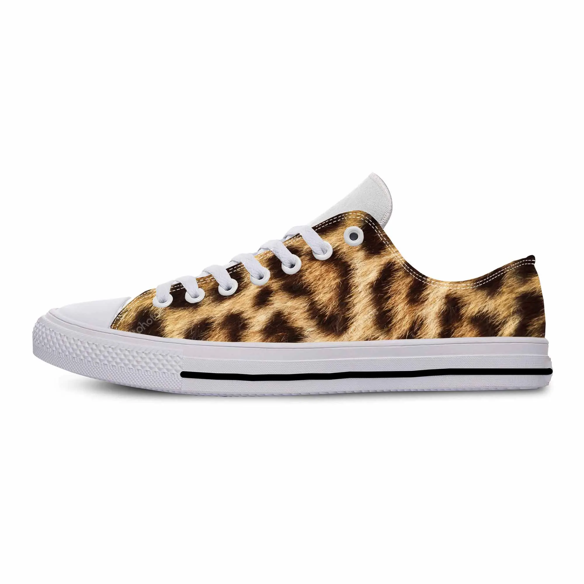 Animal Panther Leopard Print Skin Pattern Fashion Casual Cloth Shoes Low Top Comfortable Breathable 3D Print Men Women Sneakers