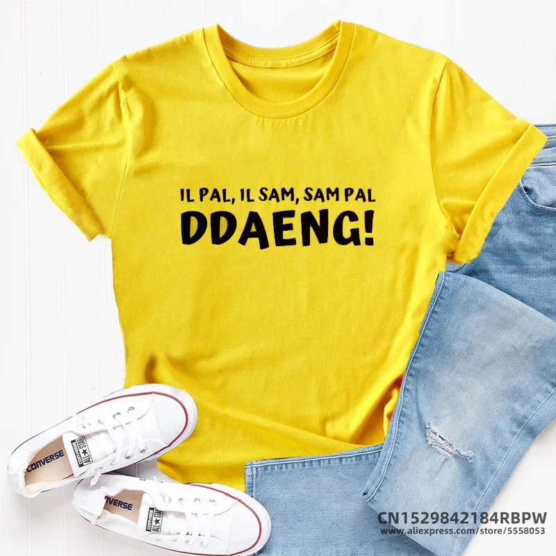 Ddaeng Rap Line T Shirts Women Korean Rap Tshirt Army and K-pop Fan RM Koya J-Hope Hobi Tee Shirt Suga Agust D Shooky Tops