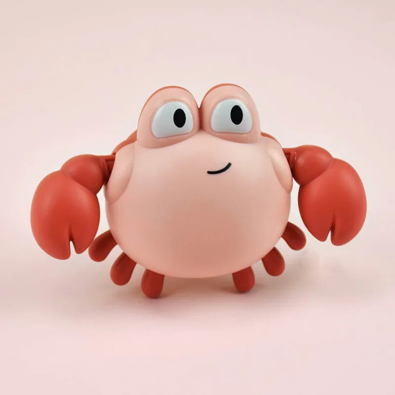 Cute and Fun Little Crab Baby Shower Toys for Children Playing in Water and Swimming Little Crab Boys and Girls Bathroom