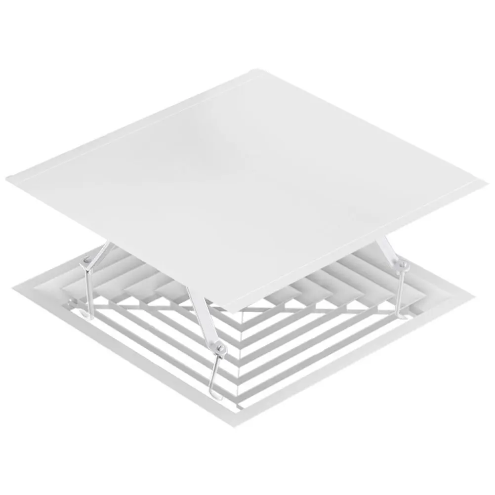 

Square White Lightweight Air Conditioner Windshield Vent For Home Office Furniture Square Air Deflector Framework