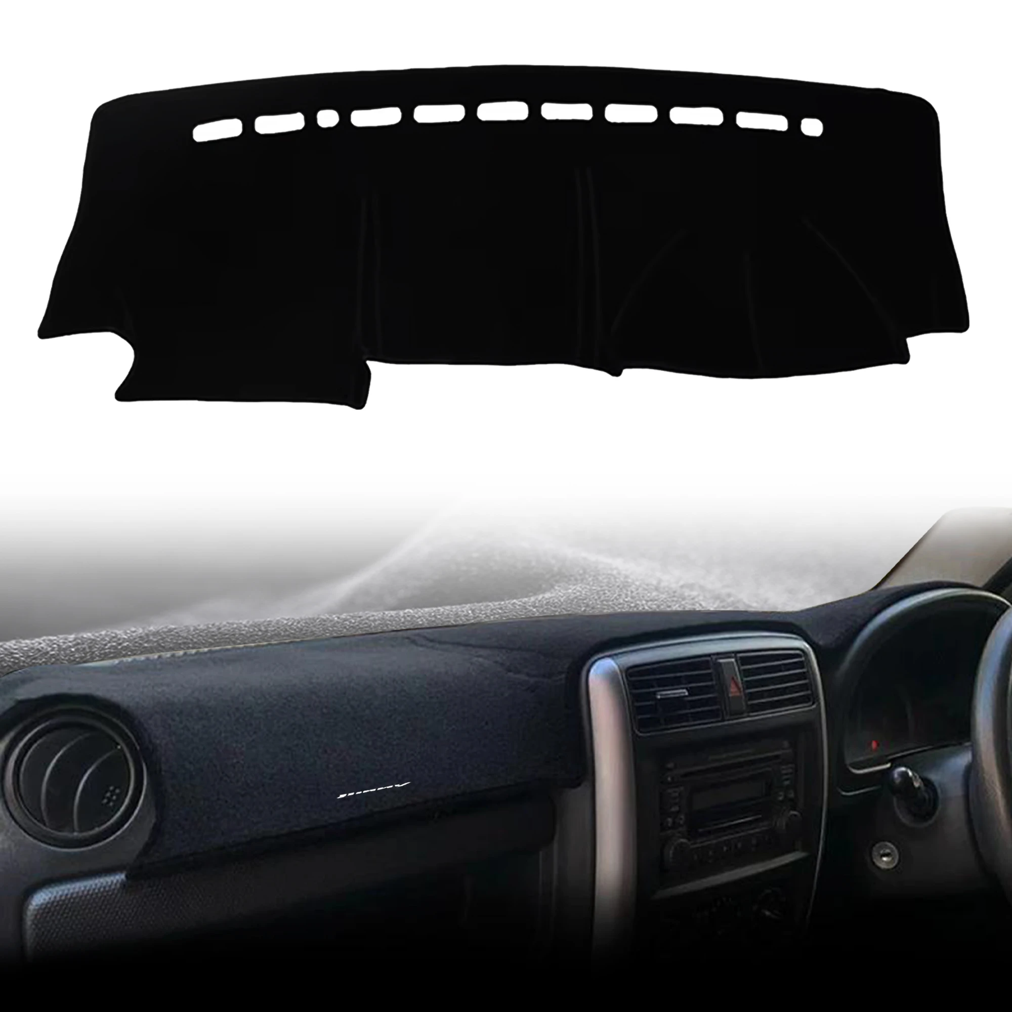 for Suzuki Jimny 1998-2017 2018 Custom Fit Car Dashboard Cover Sunshade Dash Mat Anti‑Slip Dashmat Protector Pad Accessories