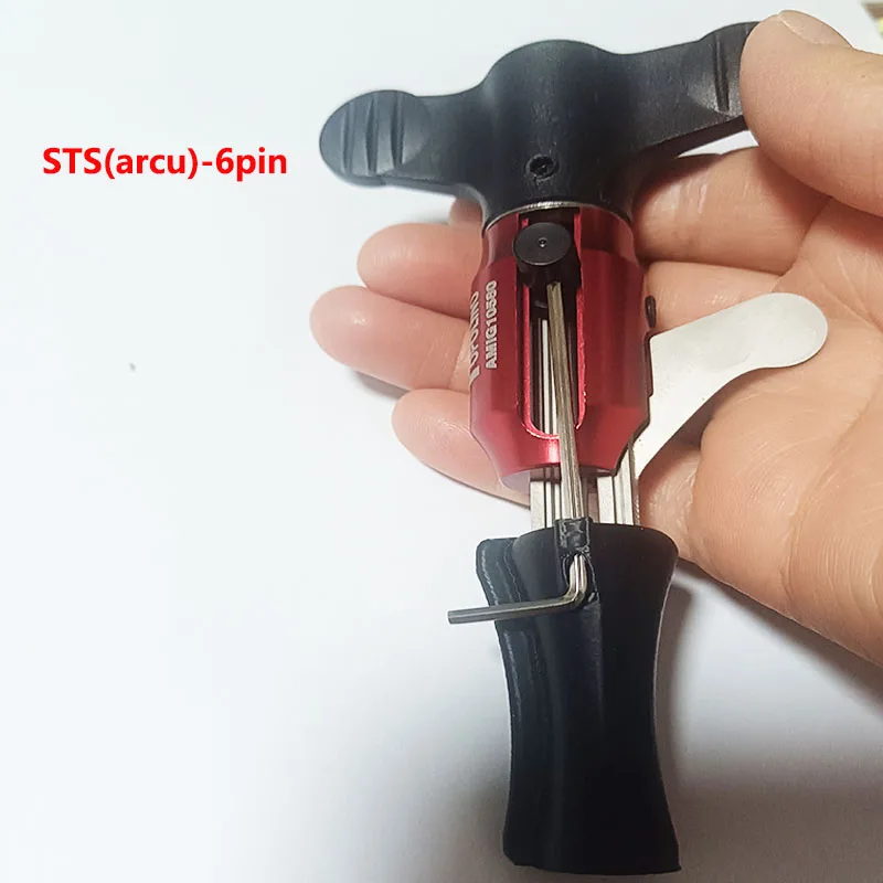

Smart Key No.28 STS(ARCU)-6pin Topolino Key Decoder European Euro Key Tool Lock Opener Lock Pick Locksmith Tool