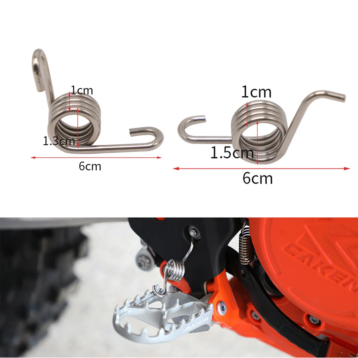 1Pair Motorcycle Fo… - image