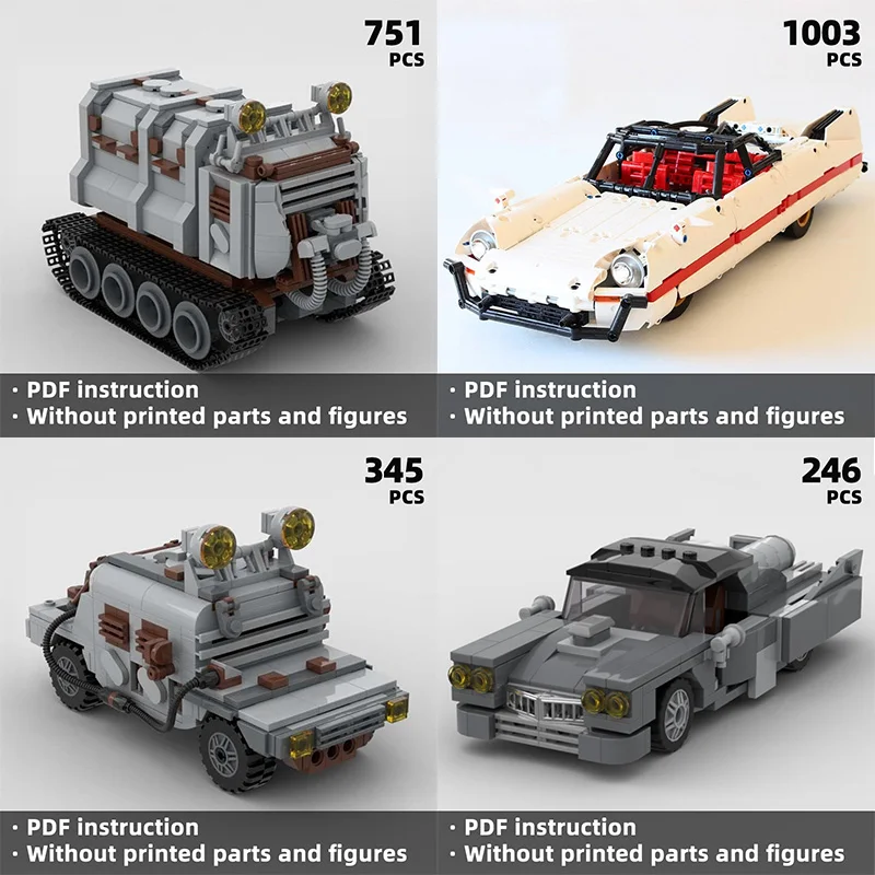 

Limited-time sale with super discounts, Complex retro convertible models - Falowt！Classic car tank building bricks