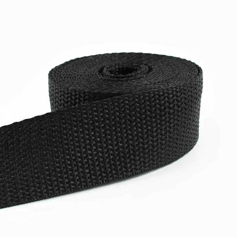 10 Meter 20/25/32/38/50 mm Polypropylen-Gurtband, 1,1 mm dickes Band, Nylonbänder pro Meter, Gürtel, Nähköder, Zubehör