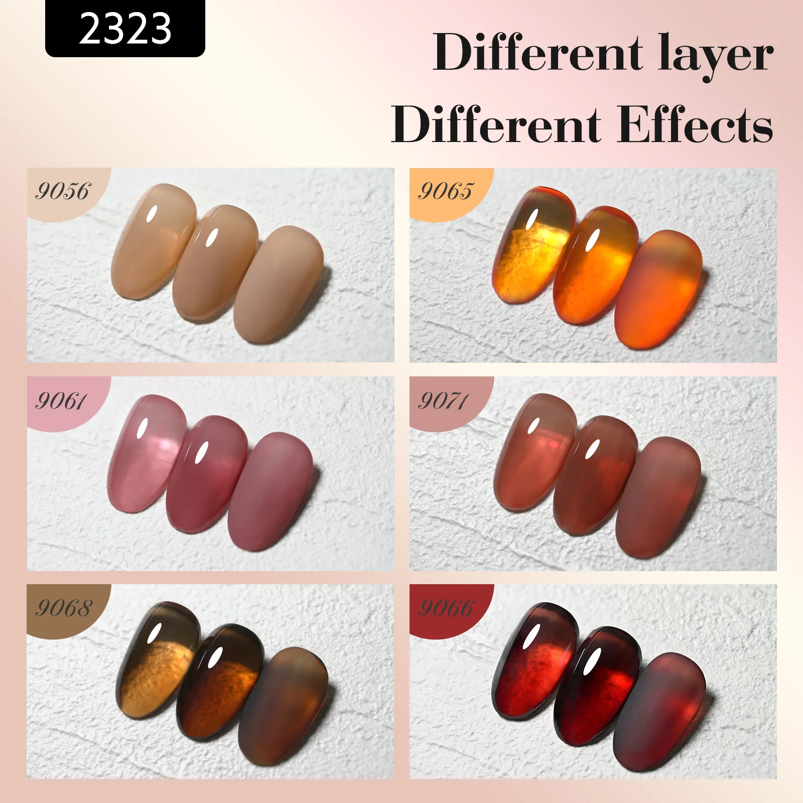 9 ml CANNI Cat Eye Nagel-Gel-Nagellack-Set, TPO-FREI, Soak Off UVLED Diamond Sparkle, wunderschöne Farbe, semi-permanent, EU-Standard-Gel-Nagel – Detail 28