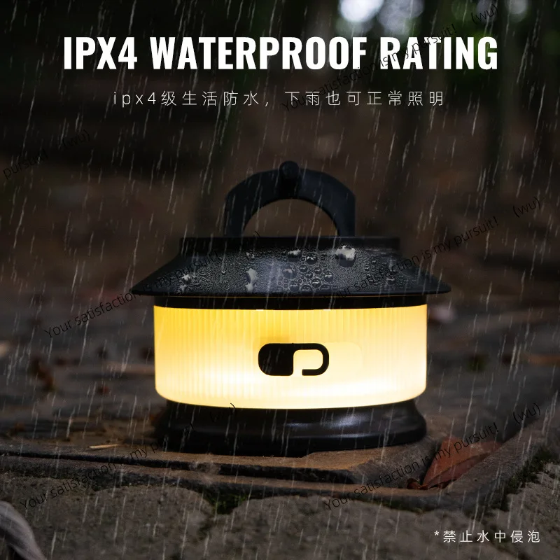 Outdoor camping tape measure light 20 meters light string camping canopy tent ambient  party balcony LED decorative