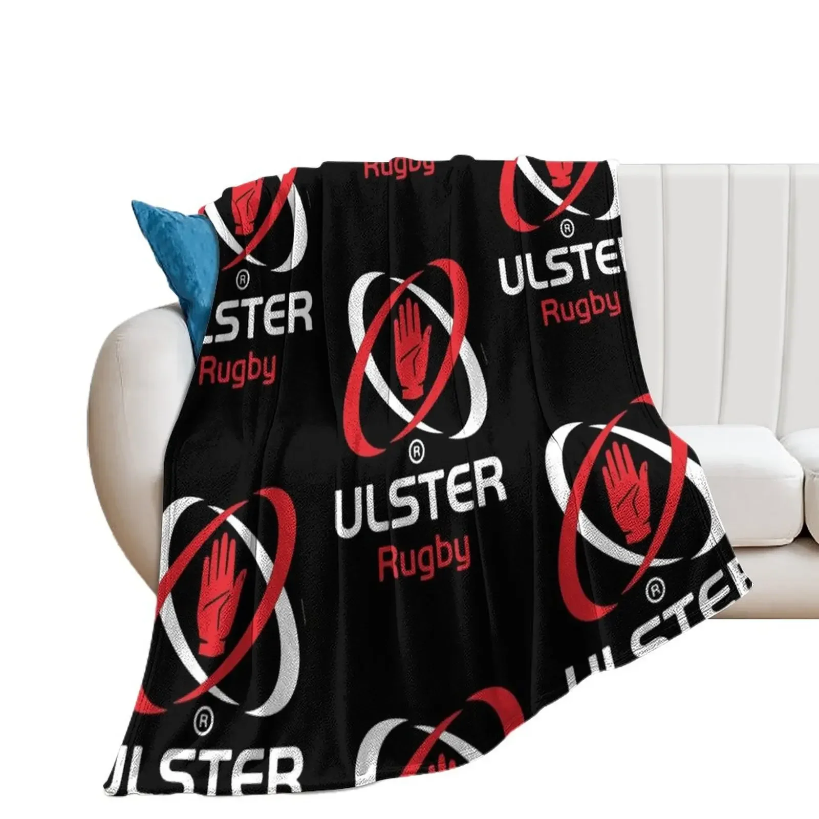 ULSTER RUGBY FANS -IRFU TEAM Throw Blanket Furry Giant Sofa Soft Blankets