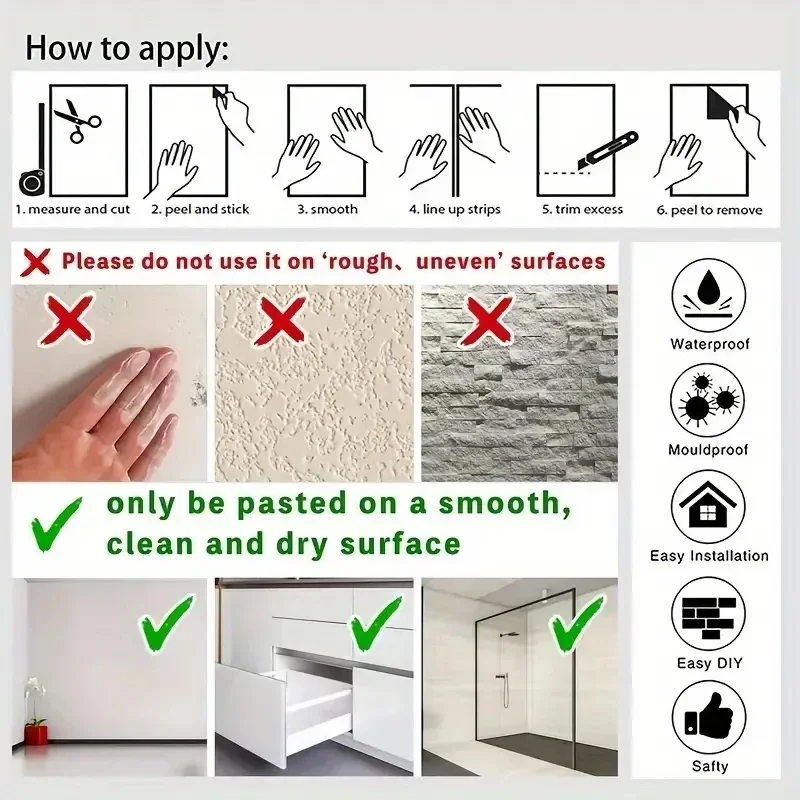 Vintage Wood Grain Self-Adhesive Removable Waterproof Wallpaper Peel And Stick Wallpaper Room Backdrop Furniture Wall sticker
