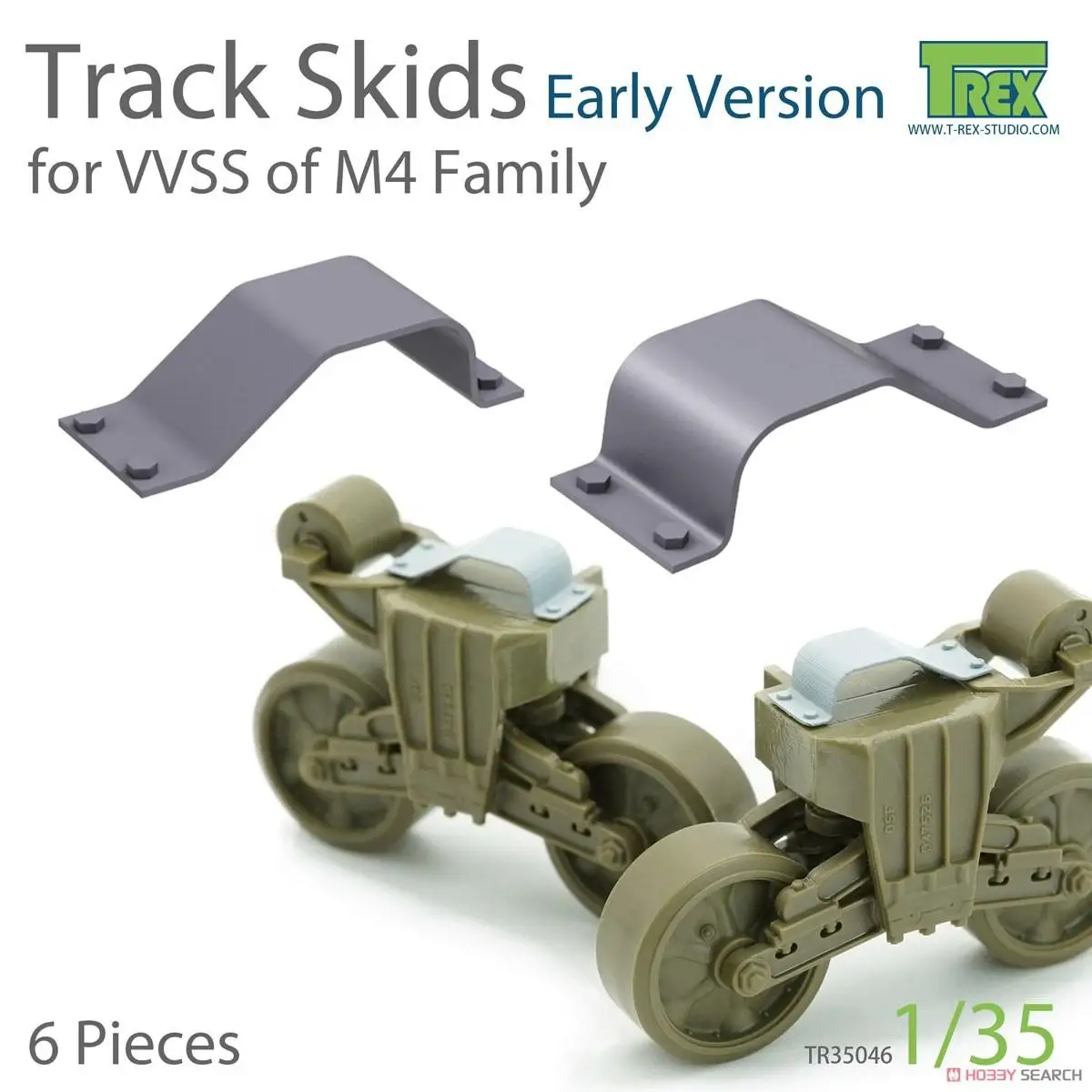 T-REX 35046 1/35 Track Skids Set (Early Version) for M4 Family Plastic model